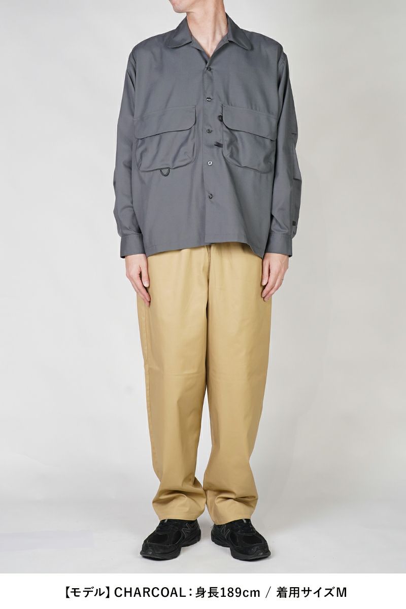 DAIWA PIER 39(ダイワピア39)TECH SPORTS OPEN COLLAR SHIRT LS テック 長袖スポーツオープンカラーシャツ BE-82025