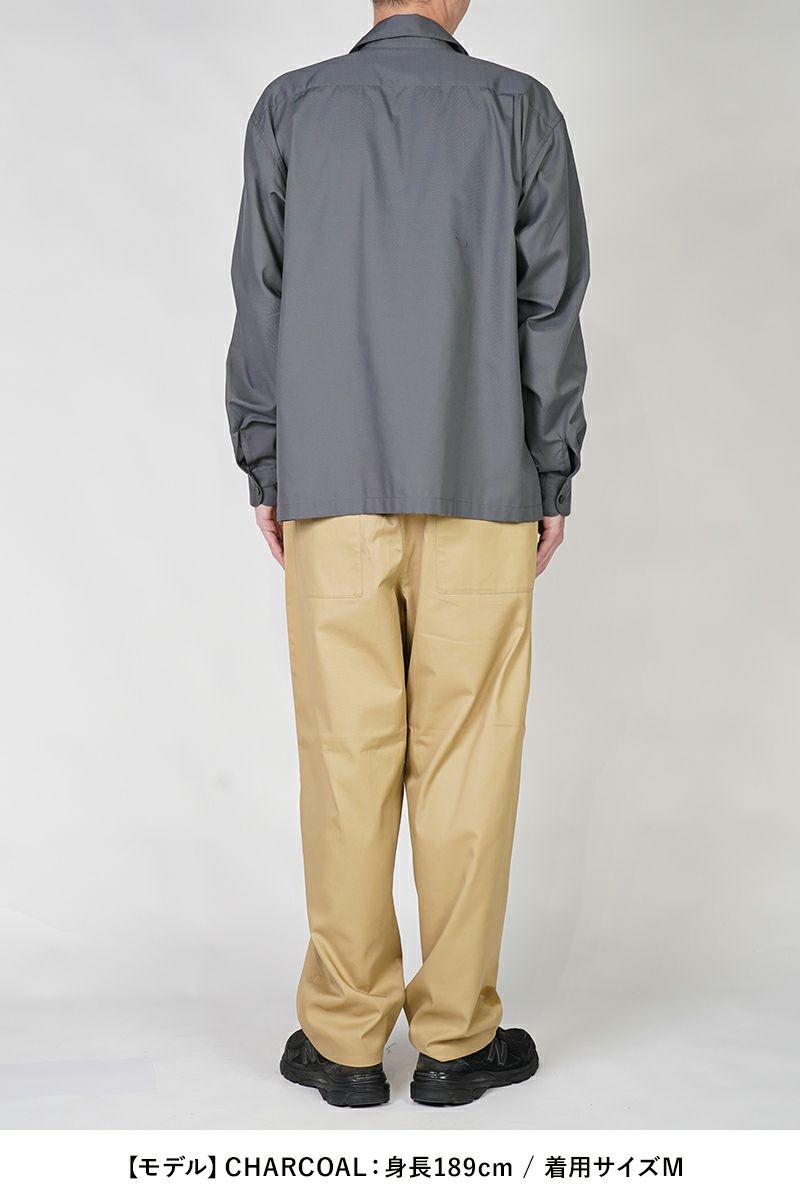 DAIWA PIER 39(ダイワピア39)TECH SPORTS OPEN COLLAR SHIRT LS テック 長袖スポーツオープンカラーシャツ BE-82025