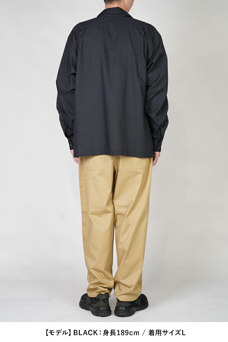 DAIWA PIER 39(ダイワピア39)TECH SPORTS OPEN COLLAR SHIRT LS テック 長袖スポーツオープンカラーシャツ BE-82025