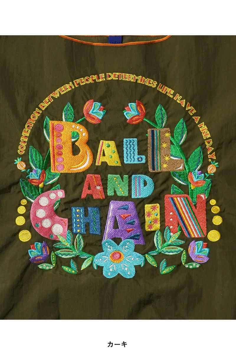 Ball & Chain(ボールアンドチェーン)Ball&Chain Garden ボールアンドチェーンガーデン FLOWER FONT (M) フラワーフォントM ショッピングバック トートバッグ 301057 -7