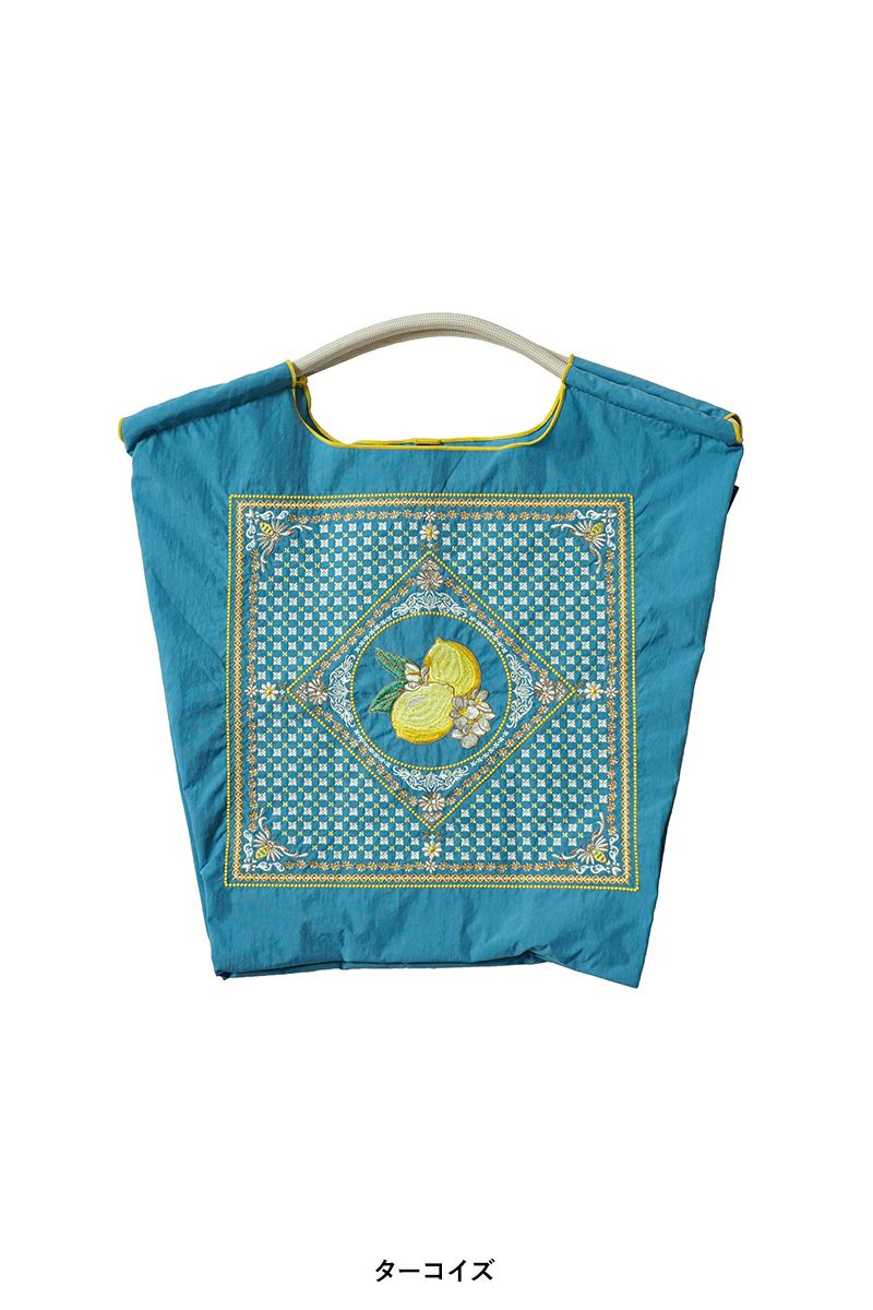 Ball & Chain(ボールアンドチェーン)LENONE リモーネ LEMON BANDANA(M) レモンバンダナM ショッピングバック トートバッグ 301058 -8