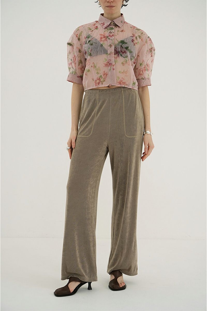 CLANE(クラネ)BRIGHT JERSEY PANTS ブライトジャージーパンツ 18110-7302 -1