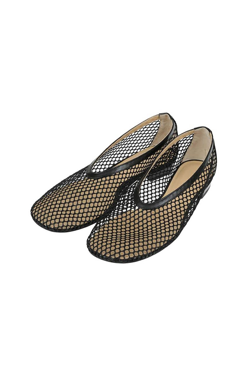 CLANE(クラネ)MESH OBLIQUE TOE FLAT SHOES メッシュオブリークトゥーフラットシューズ 18115-8542 -6