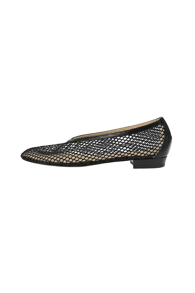 CLANE(クラネ)MESH OBLIQUE TOE FLAT SHOES メッシュオブリークトゥーフラットシューズ 18115-8542 -7