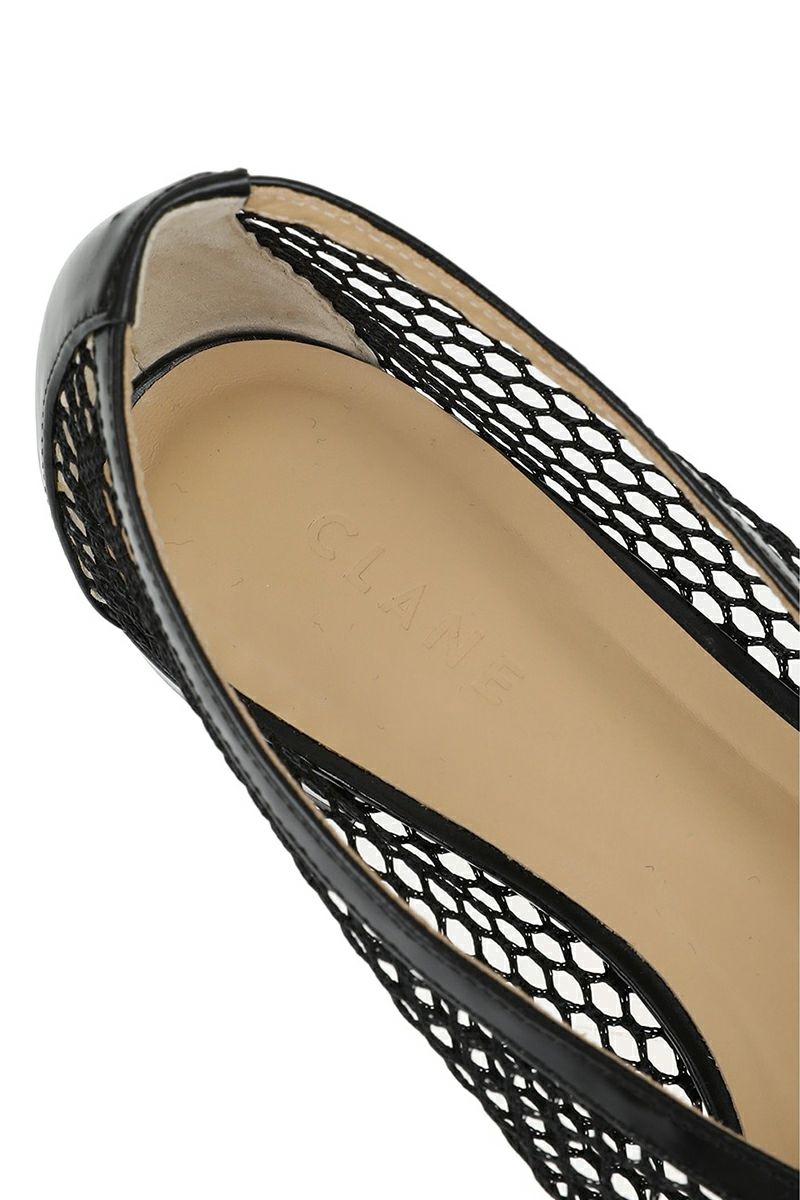 CLANE(クラネ)MESH OBLIQUE TOE FLAT SHOES メッシュオブリークトゥーフラットシューズ 18115-8542 -10