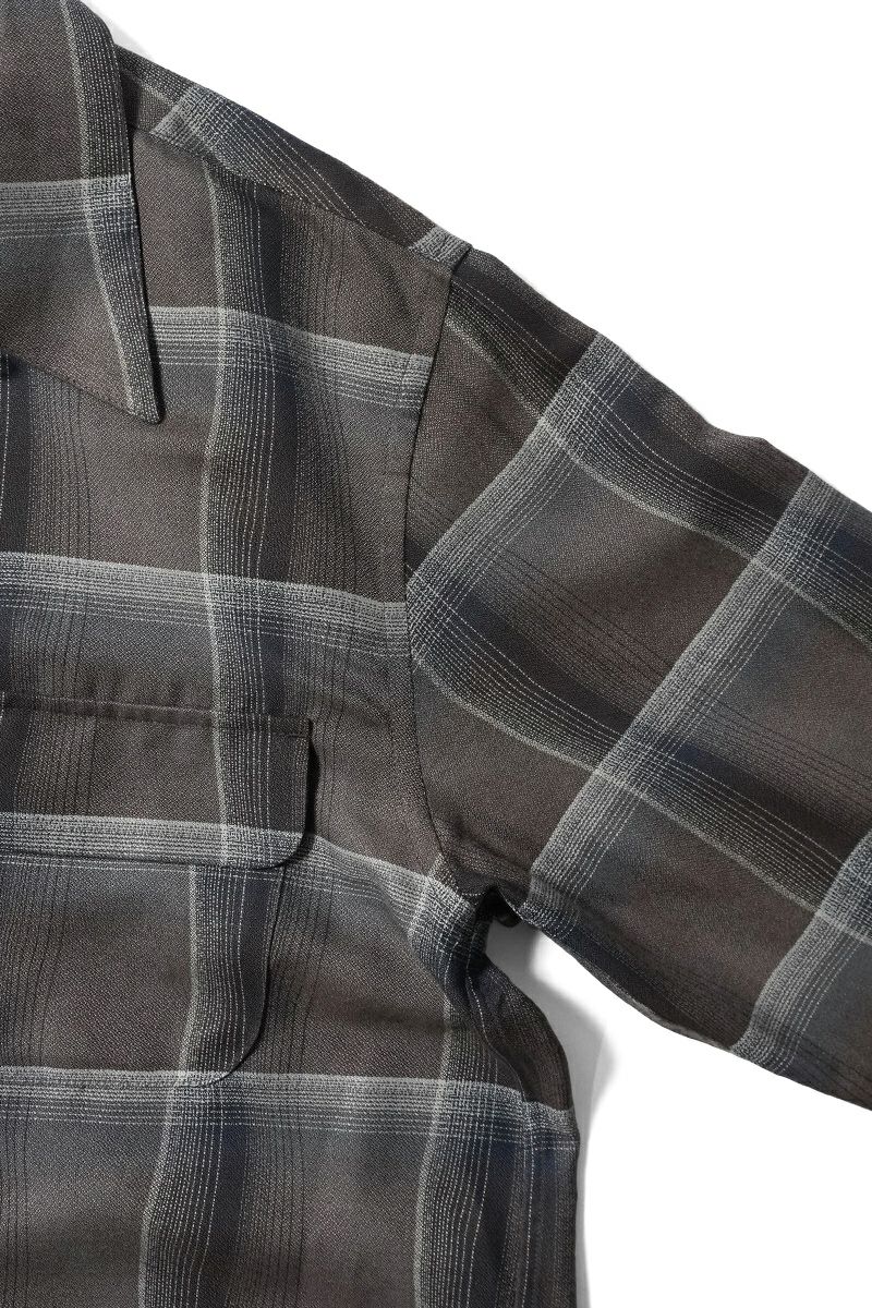SUGARHILL(シュガーヒル)OMBRE PLAID OPEN COLLAR SHIRTS オンブレプレイドオープンカラーシャツ 2541000501 -17
