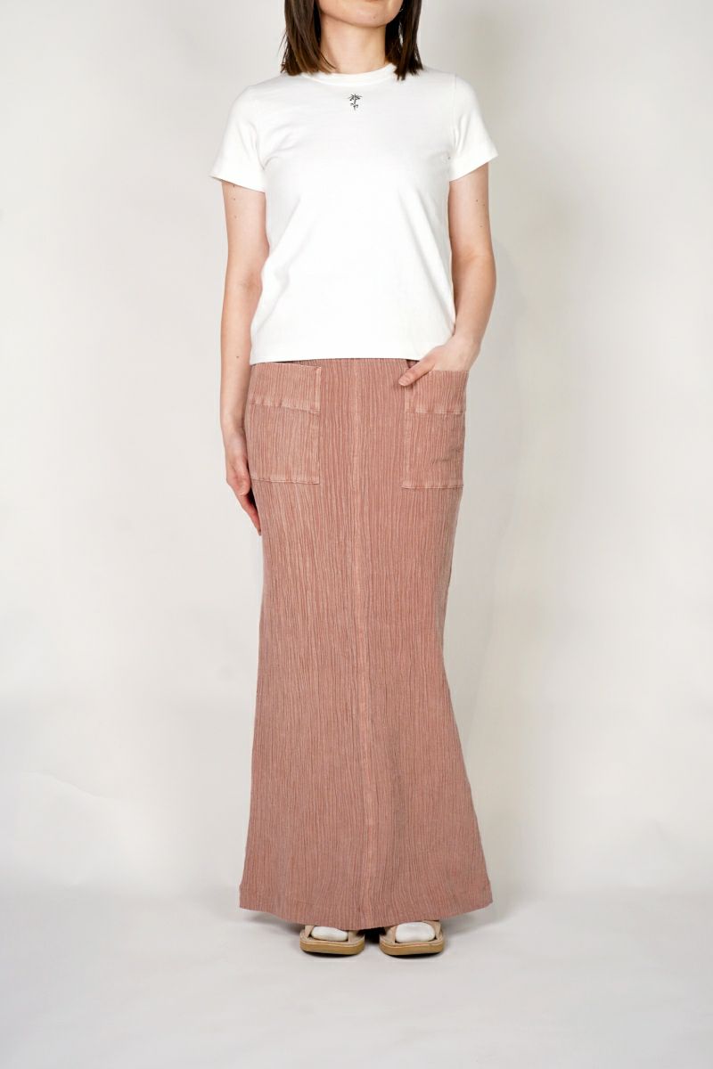 cotton banana yoryu long skirt コットンバナナ楊柳ロングスカート K25SS-SK2