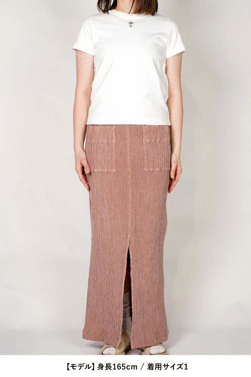 kengo(ケンゴ) cotton banana yoryu long skirt コットンバナナ楊柳ロングスカート K25SS-SK2