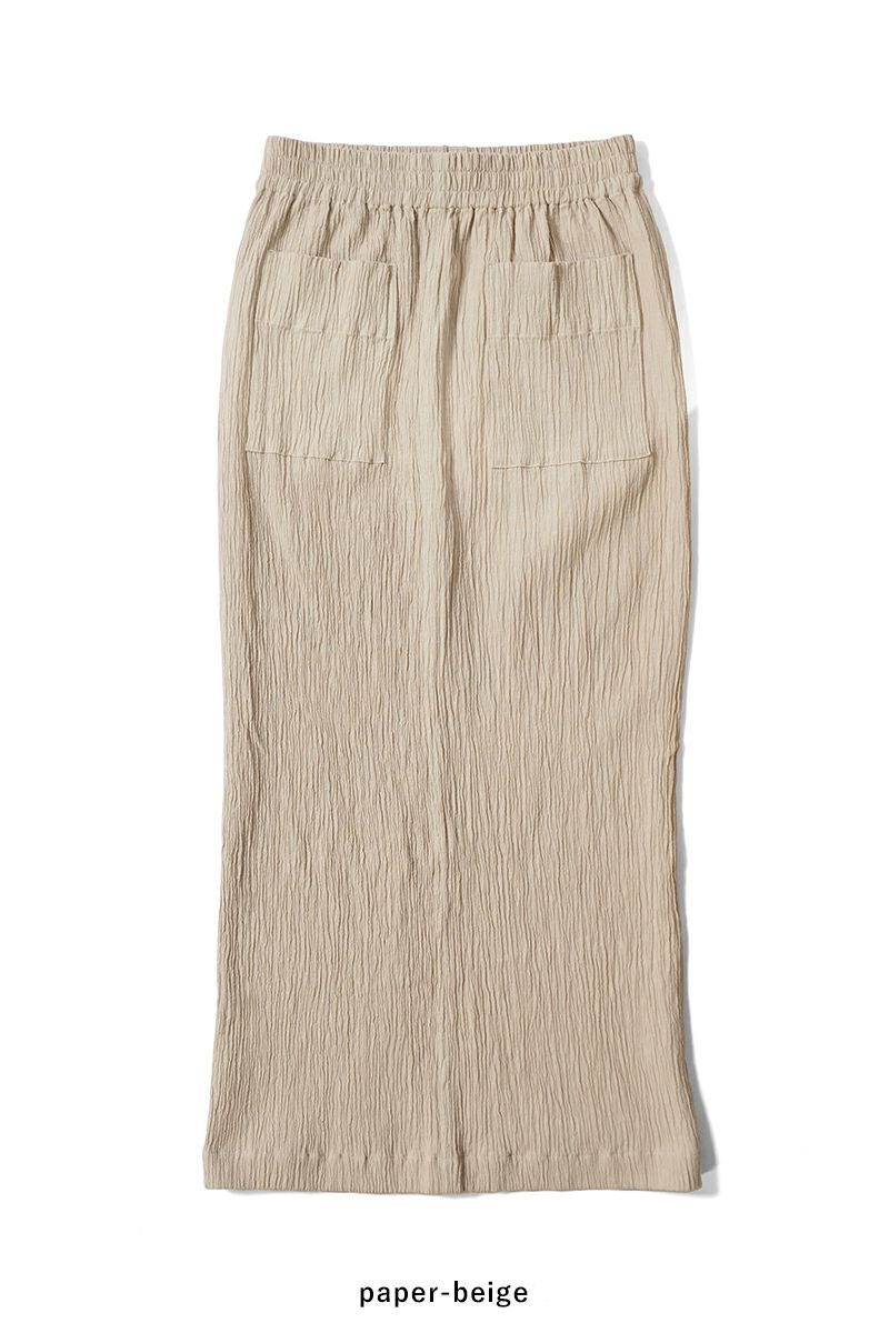 kengo(ケンゴ) cotton banana yoryu long skirt コットンバナナ楊柳ロングスカート K25SS-SK2