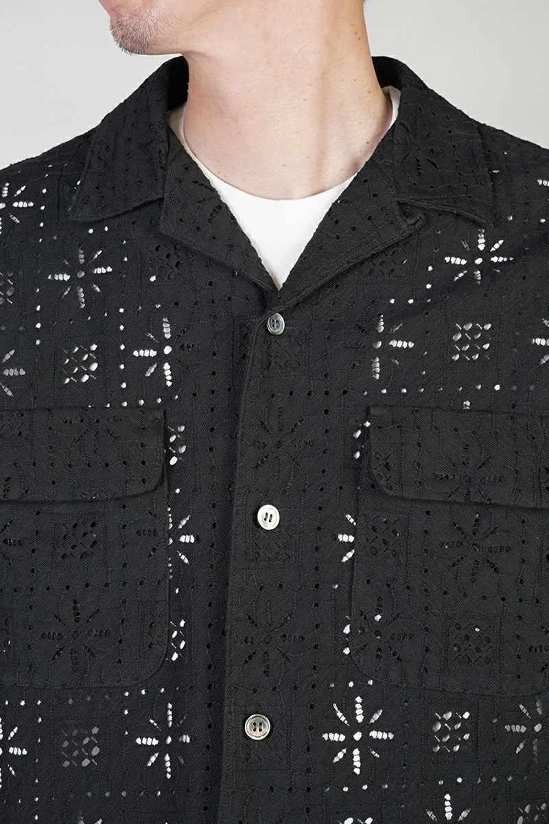 unused アンユーズド 24ss レースシャツ UNUSED (アンユーズド) 24SS Collectionの新作 Short Sleeve