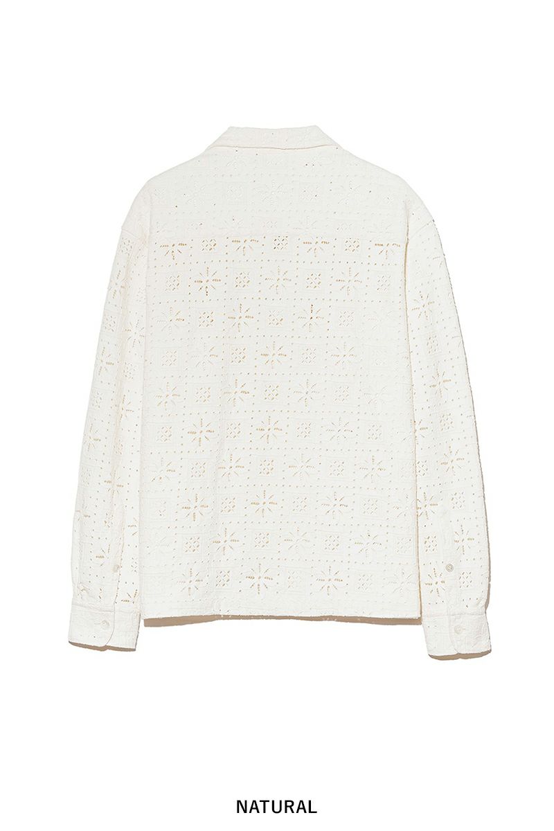 UNUSED(アンユーズド)Long sleeve Lace shirt 長袖レースシャツ US2504 -15