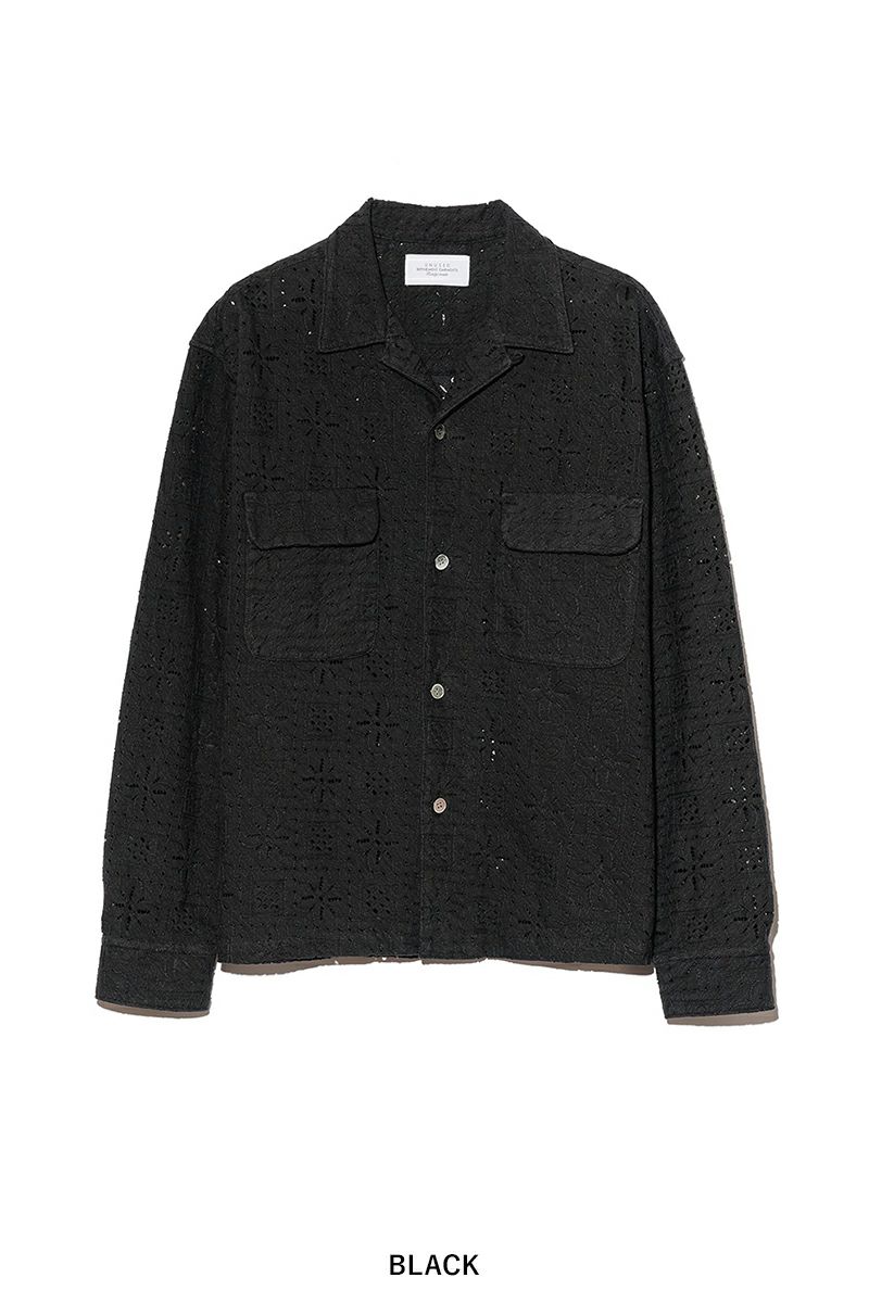 UNUSED(アンユーズド)Long sleeve Lace shirt 長袖レースシャツ US2504 -18