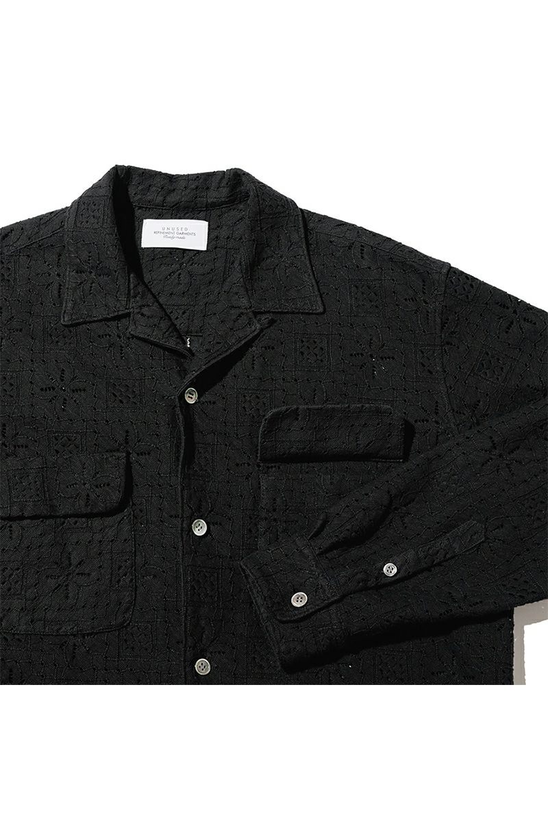 UNUSED(アンユーズド)Long sleeve Lace shirt 長袖レースシャツ US2504 -20