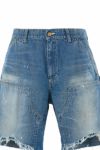 SAINT Mxxxxxx(セントマイケル)SM-HR8-0000-073 / DOUBLE KNEE SHORTS / BLUE ダブルニーショーツ -2