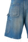 SAINT Mxxxxxx(セントマイケル)SM-HR8-0000-073 / DOUBLE KNEE SHORTS / BLUE ダブルニーショーツ -7