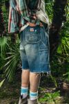 SAINT Mxxxxxx(セントマイケル)SM-HR8-0000-073 / DOUBLE KNEE SHORTS / BLUE ダブルニーショーツ -11
