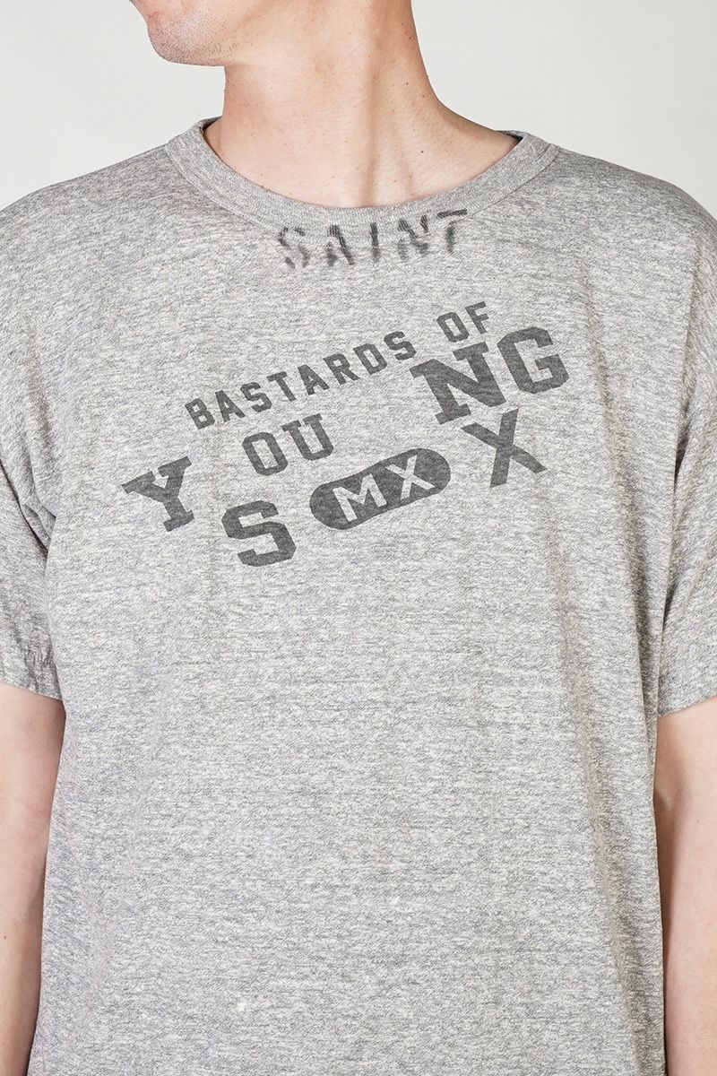 SAINT Mxxxxxx(セントマイケル)SM-HR8-0000-C37 / BJ_SS TEE / YOUNG / GRAY BerBerJin ベルベルジン 半袖Tシャツ