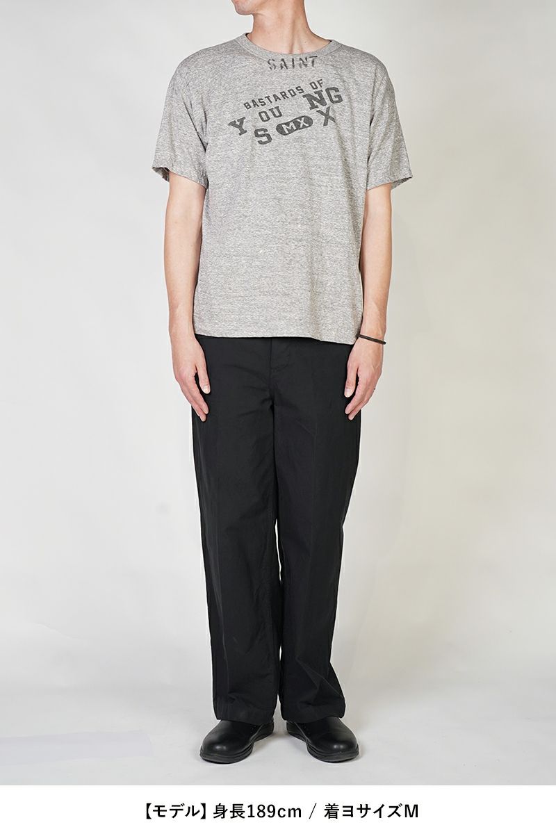SAINT Mxxxxxx(セントマイケル)SM-HR8-0000-C37 / BJ_SS TEE / YOUNG / GRAY BerBerJin ベルベルジン 半袖Tシャツ