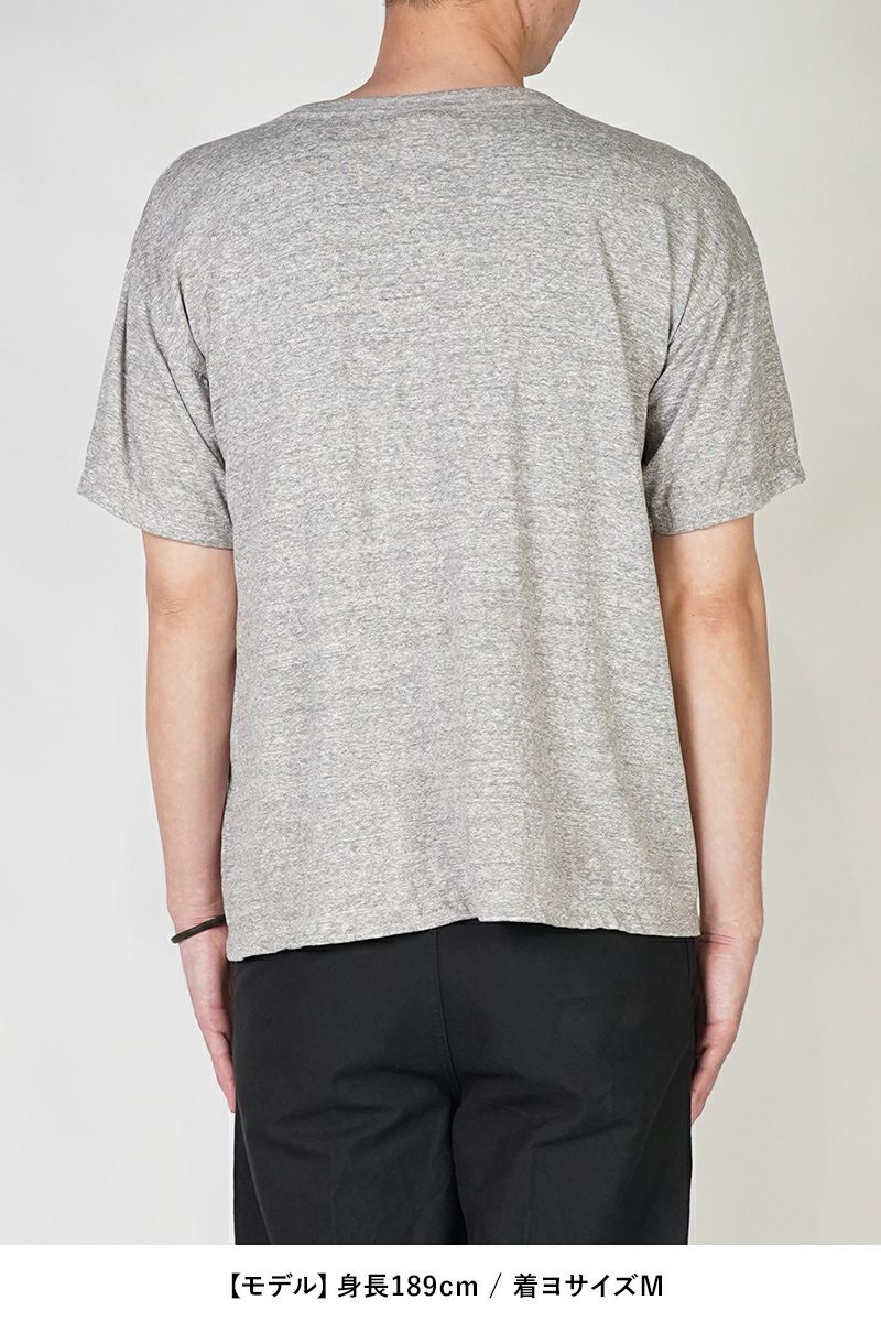 SAINT Mxxxxxx(セントマイケル)SM-HR8-0000-C37 / BJ_SS TEE / YOUNG / GRAY BerBerJin ベルベルジン 半袖Tシャツ