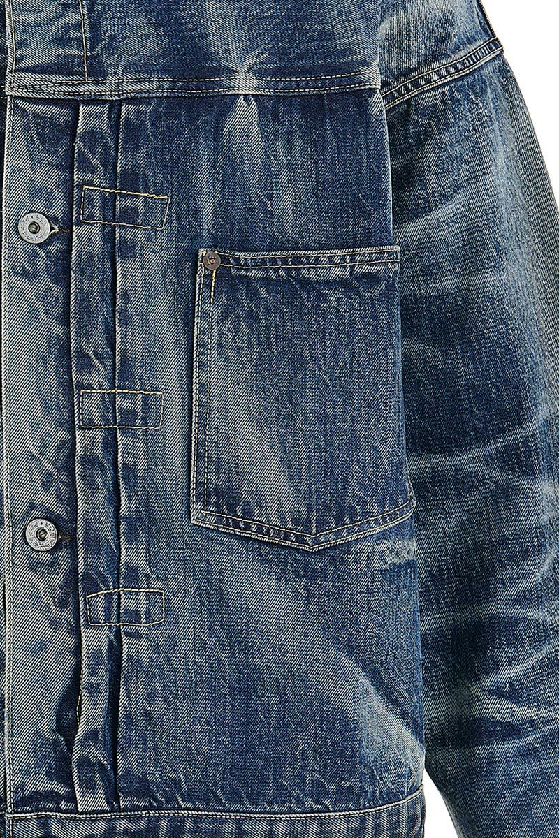 SAINT Mxxxxxx(セントマイケル)；SM-HR8-0000-C39 / BJ_DENIM JACKET / DAMAGE / BLUE BerBerJin ベルベルジン デニムジャケット；03