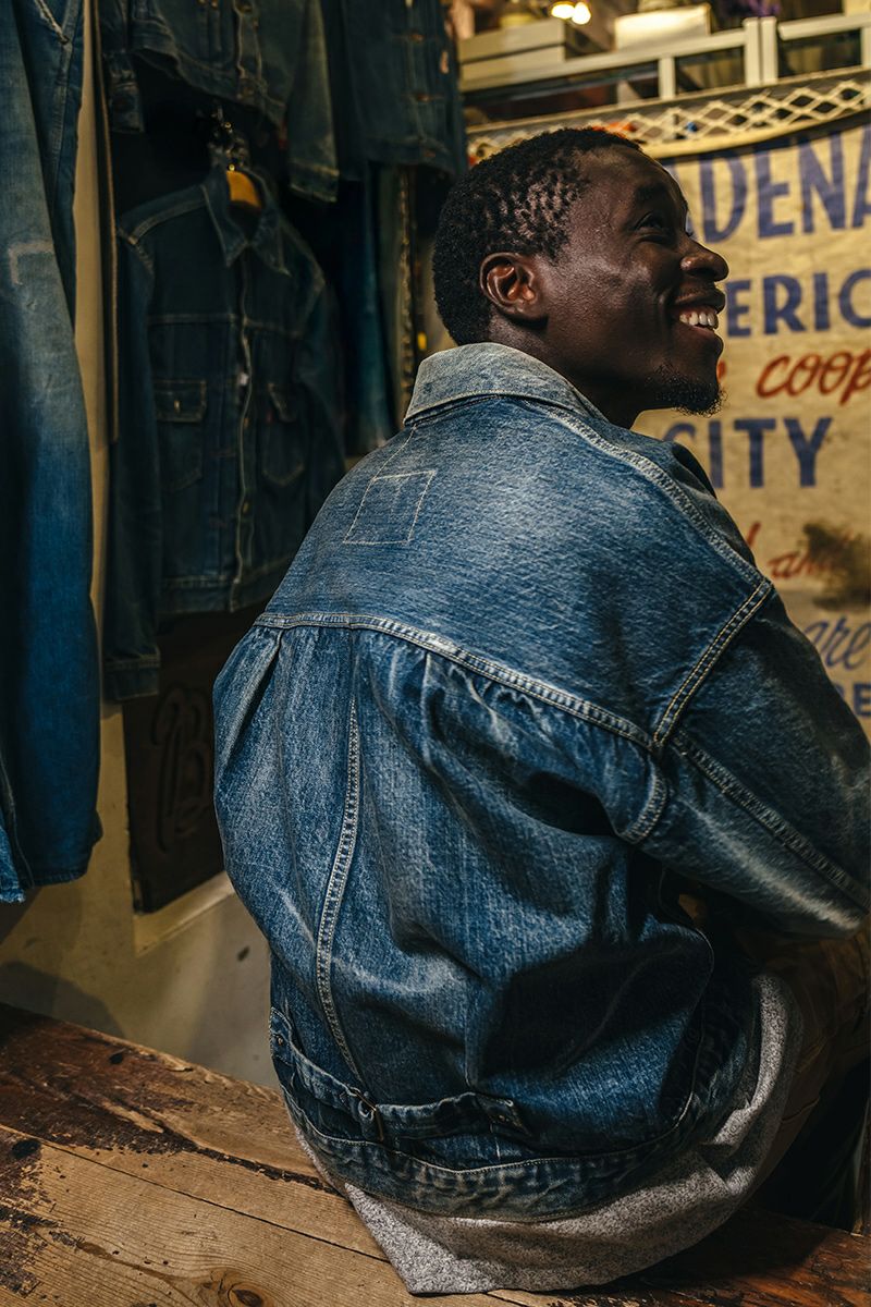 SAINT Mxxxxxx(セントマイケル)SM-HR8-0000-C39 / BJ_DENIM JACKET / DAMAGE / BLUE BerBerJin ベルベルジン デニムジャケット -9