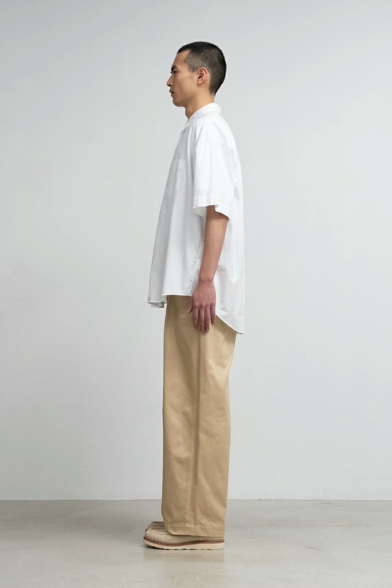 Graphpaper(グラフペーパー)Broad S/S Oversized Regular Collar Shirt ブロードオーバーサイズレギュラーカラー半袖シャツ GM251-50013B -2