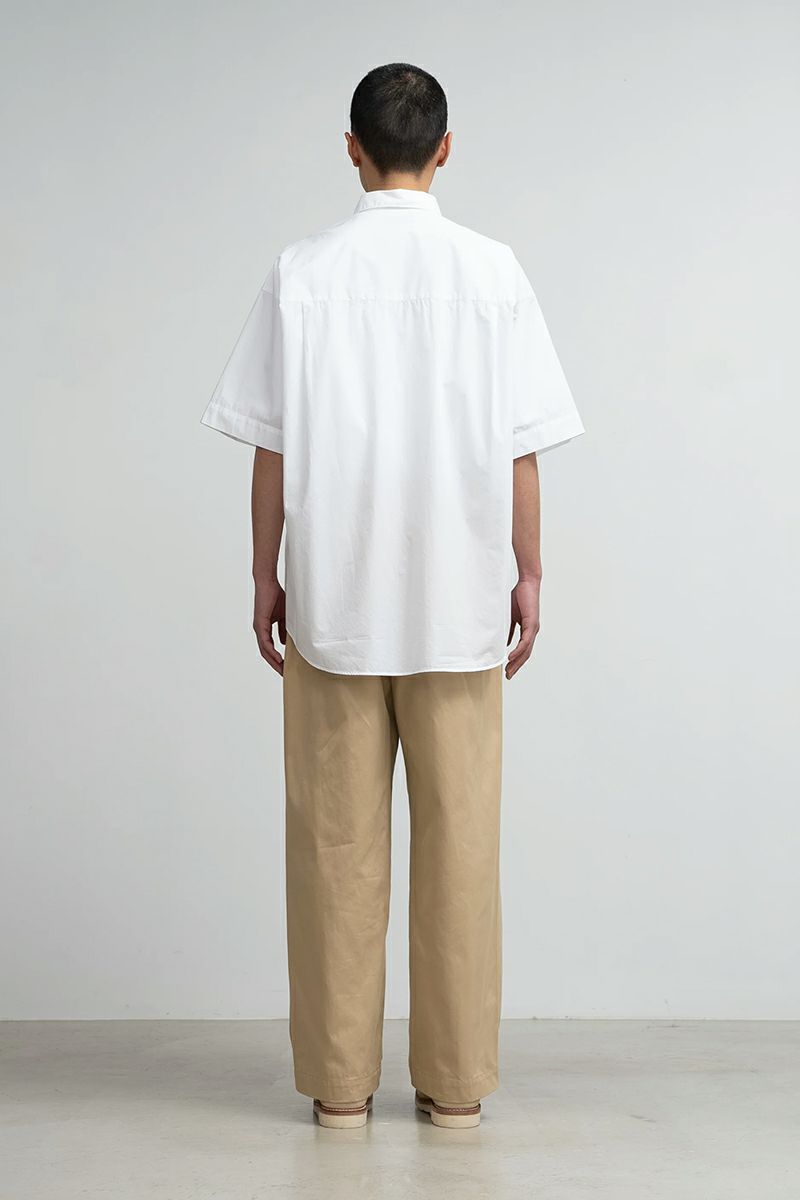 Graphpaper(グラフペーパー)Broad S/S Oversized Regular Collar Shirt ブロードオーバーサイズレギュラーカラー半袖シャツ GM251-50013B -3