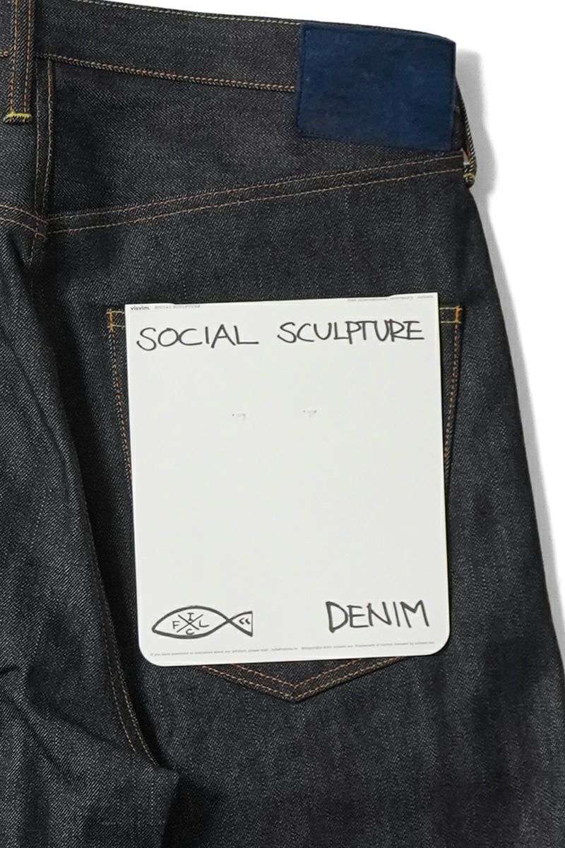 visvim(ビズビム)SOCIAL SCULPTURE 01 EX WD UNWASHED ソーシャルスカルプチャー アンウォッシュド 5ポケットデニム 0125105005003 -23