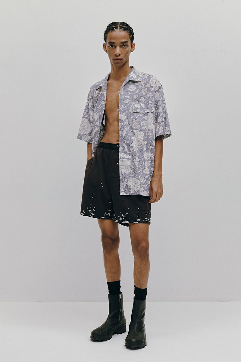 paratrait(パラトレイト)OFFSET OPEN PRINT SHIRTS オフセットオープンプリントシャツ PT25S120 -23