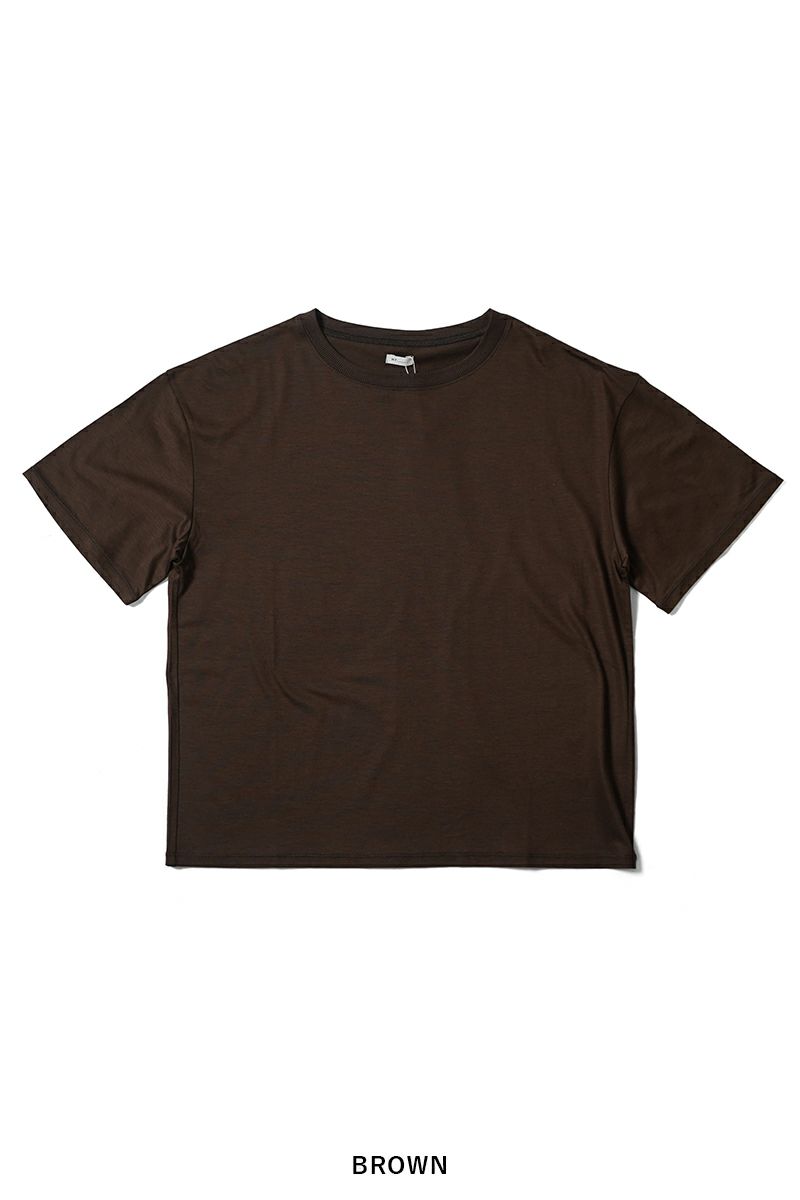 MY___(マイ) LIGHT SHEER T-SHIRT ライトシアーTシャツ 251-61108