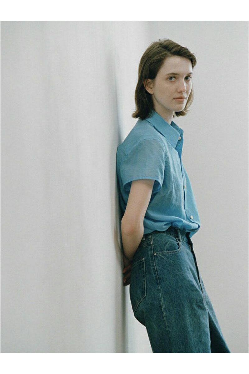 MY___(マイ) FRENCH SS SHIRT フレンチ半袖シャツ 251-61306