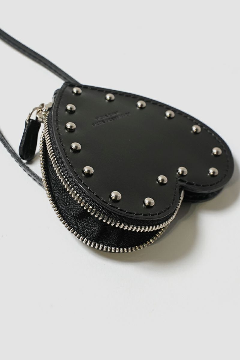 JANE SMITH(ジェーンスミス) COW LEATHER STUDS HART COIN CASE カウレザースタッヅハートコインケース 25SAC-#835S