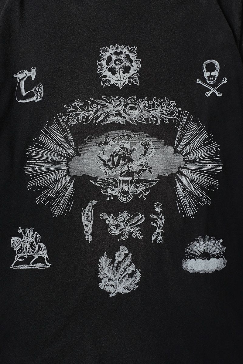 KAMIYA(カミヤ) "ADVERTISING ART" Distressed LS Tee 広告芸術 ディストレスト 長袖Tシャツ G14LT081