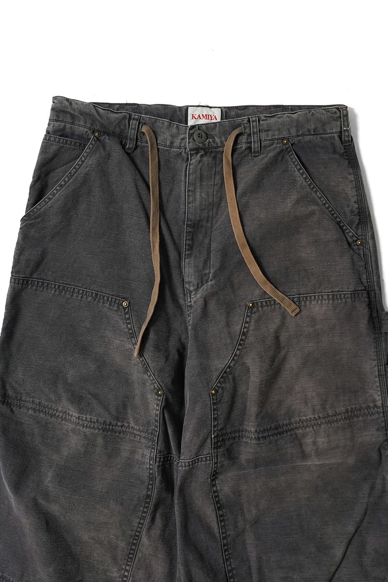 KAMIYA(カミヤ) Stain Painter Pants サテンペインターパンツ G14PT025