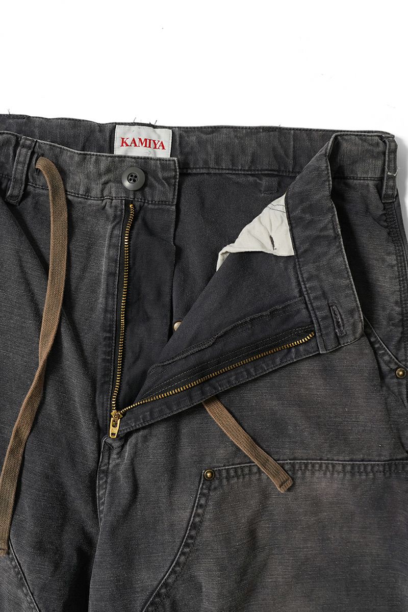 KAMIYA(カミヤ) Stain Painter Pants サテンペインターパンツ G14PT025