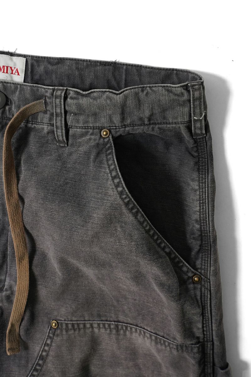 KAMIYA(カミヤ) Stain Painter Pants サテンペインターパンツ G14PT025