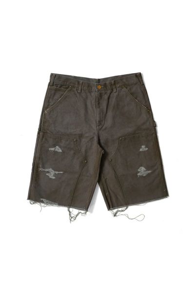 KAMIYA(カミヤ) BORO Duck Painter Wide Bermuda Pants ボロダックペインターワイドバミューダパンツ G14PT093