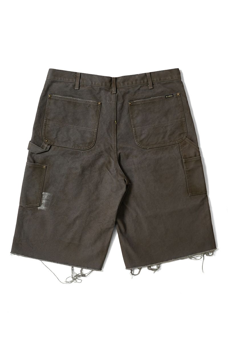 KAMIYA(カミヤ) BORO Duck Painter Wide Bermuda Pants ボロダックペインターワイドバミューダパンツ G14PT093