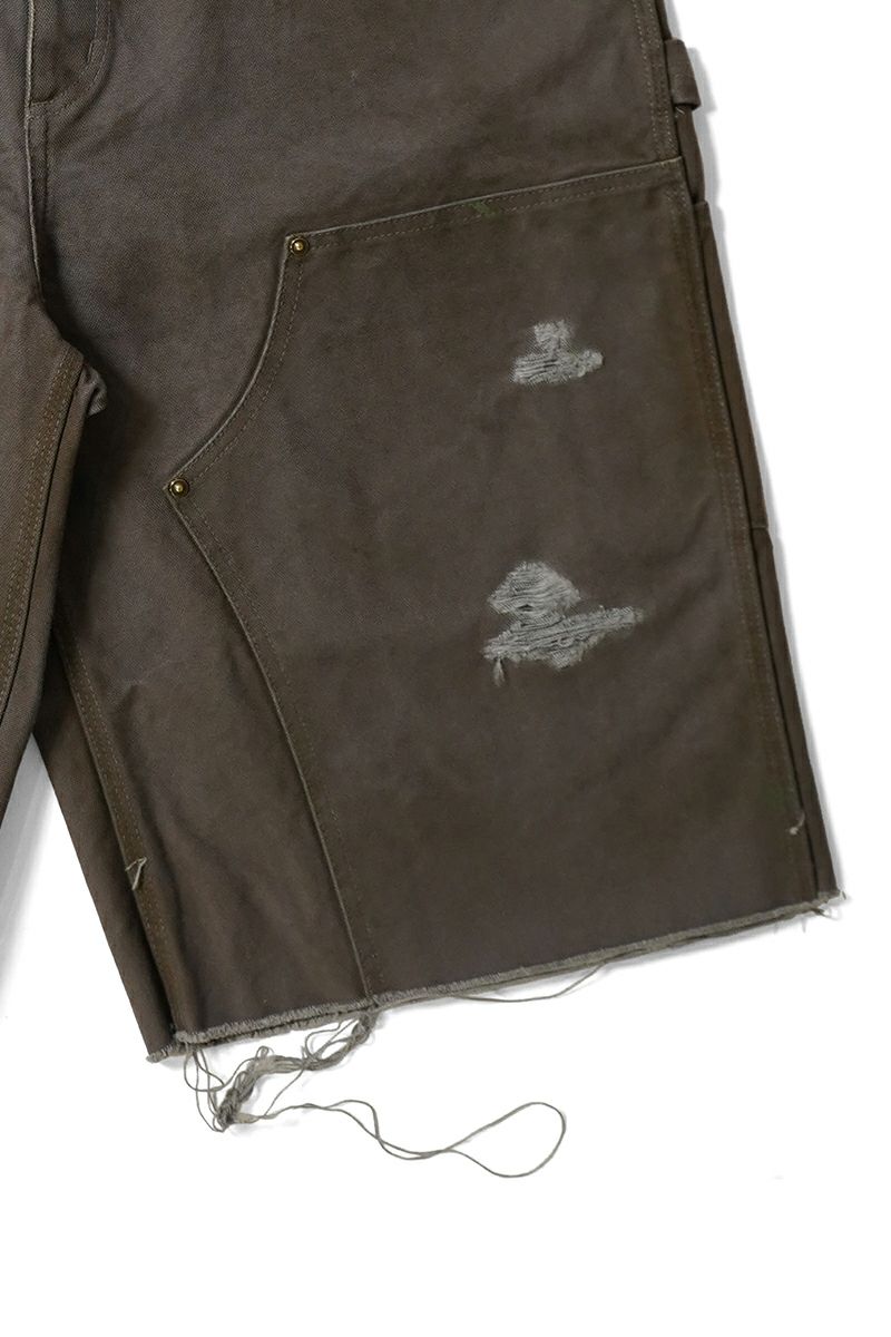 KAMIYA(カミヤ) BORO Duck Painter Wide Bermuda Pants ボロダックペインターワイドバミューダパンツ G14PT093