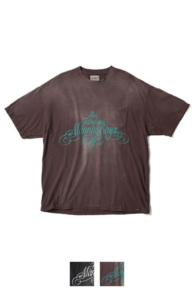 KAMIYA(カミヤ) Distressed Pocket Tee ディストゥレストポケットTシャツ G14TS082