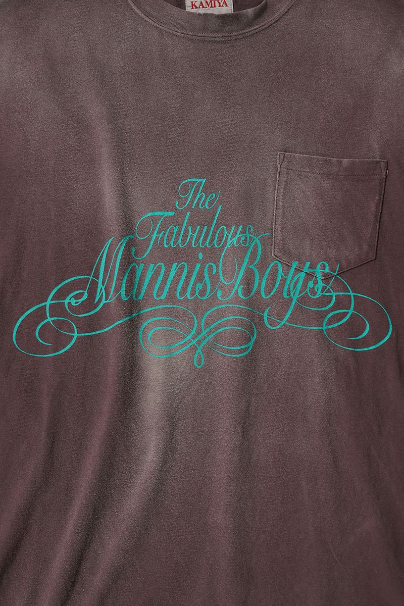 KAMIYA(カミヤ) Distressed Pocket Tee ディストゥレストポケットTシャツ G14TS082