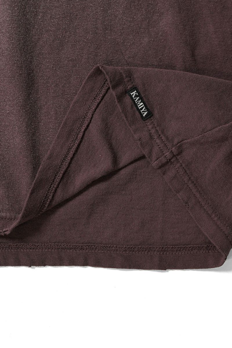 KAMIYA(カミヤ) Distressed Pocket Tee ディストゥレストポケットTシャツ G14TS082