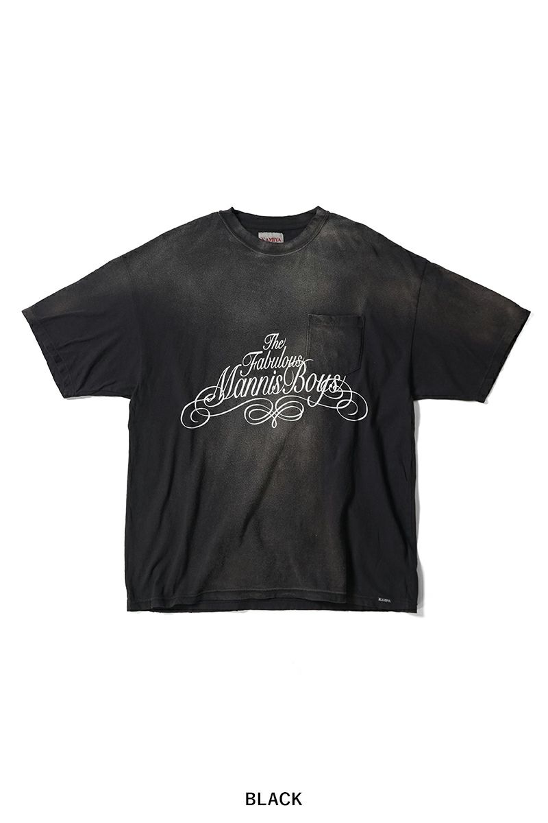 KAMIYA(カミヤ) Distressed Pocket Tee ディストゥレストポケットTシャツ G14TS082