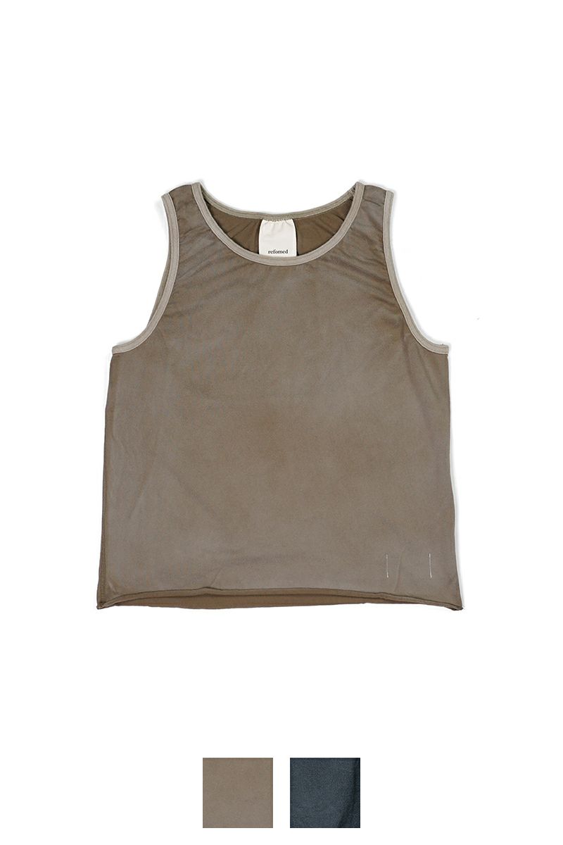 refomed(リフォメッド) 10 WASH TANK TOP 10ウォッシュタンクトップ RECU-038