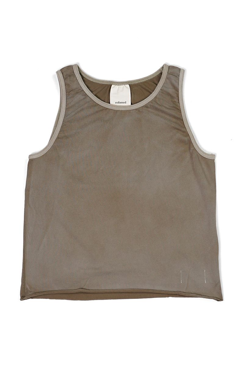 refomed(リフォメッド) 10 WASH TANK TOP 10ウォッシュタンクトップ RECU-038