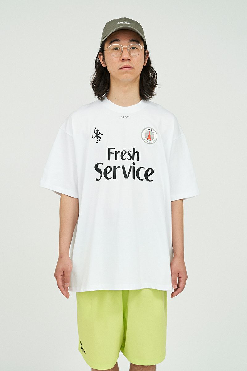 FreshService(フレッシュサービス) CORPORATE PRINTED S/S TEE "FOOTBALL" コーポレートプリントTシャツ フットボール FSC251-70185