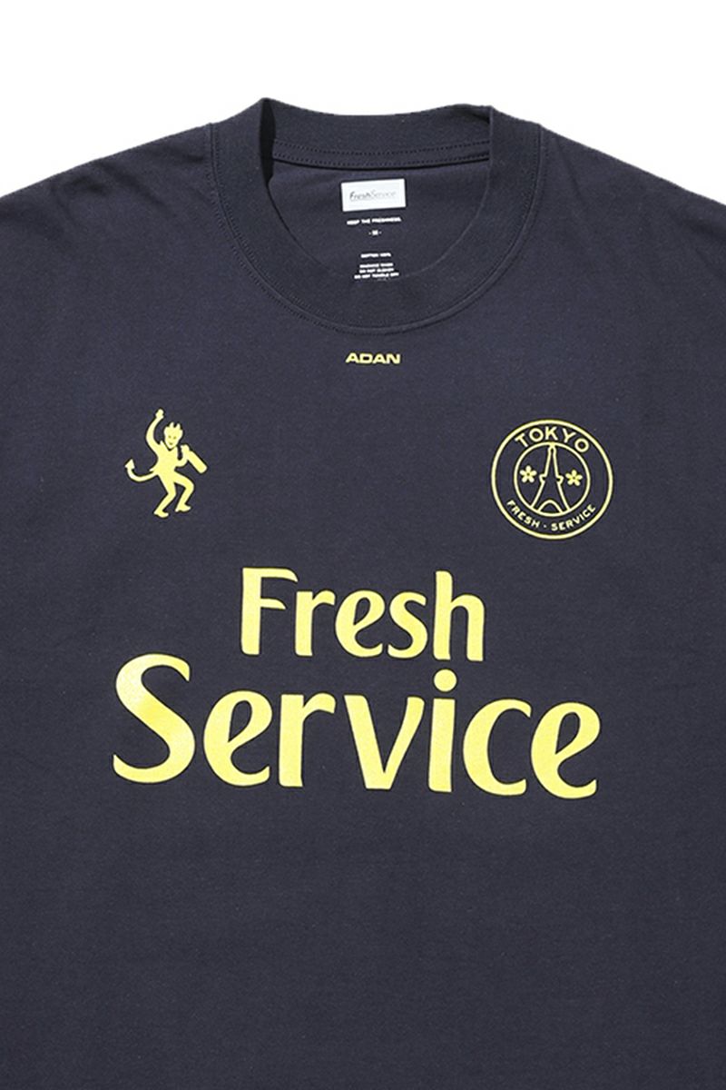 FreshService(フレッシュサービス) CORPORATE PRINTED S/S TEE "FOOTBALL" コーポレートプリントTシャツ フットボール FSC251-70185