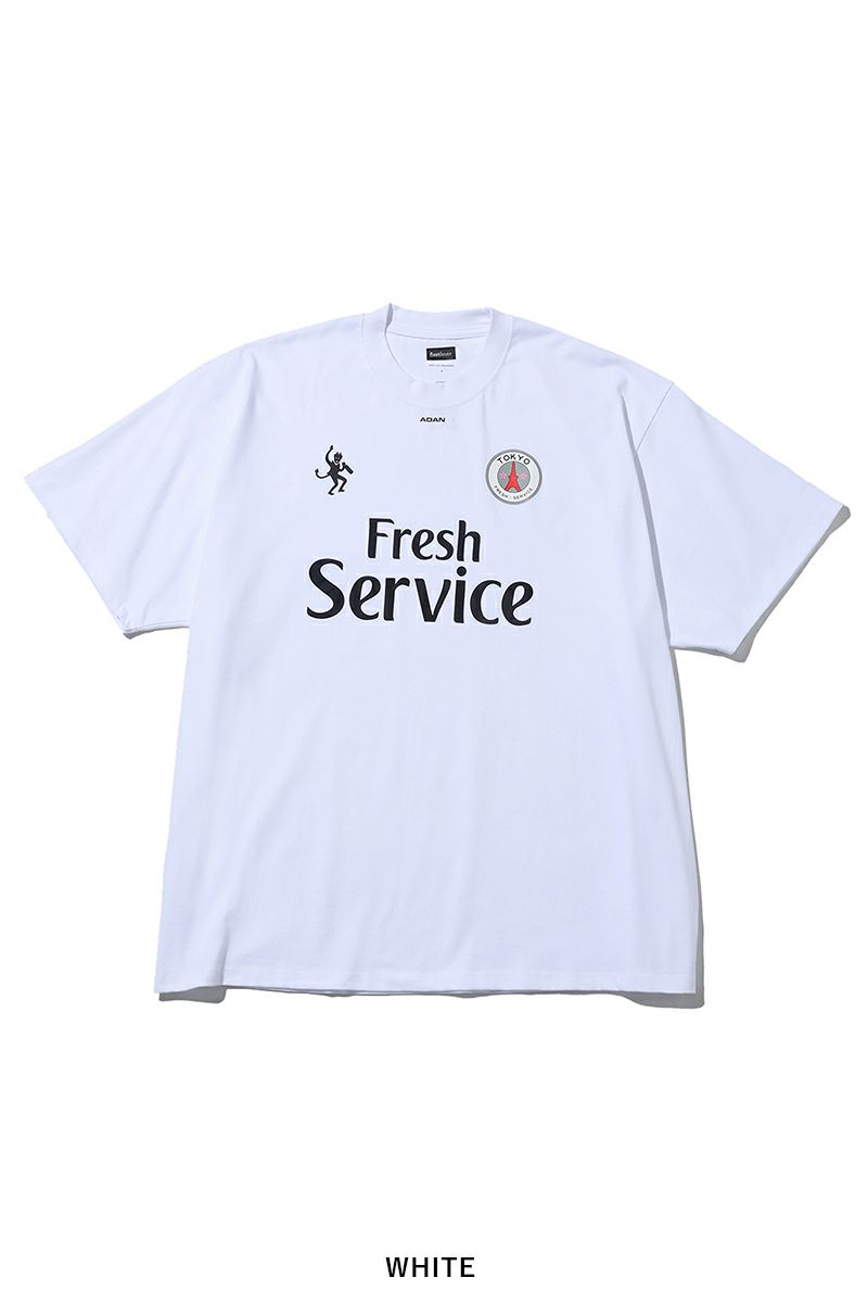 FreshService(フレッシュサービス) CORPORATE PRINTED S/S TEE "FOOTBALL" コーポレートプリントTシャツ フットボール FSC251-70185