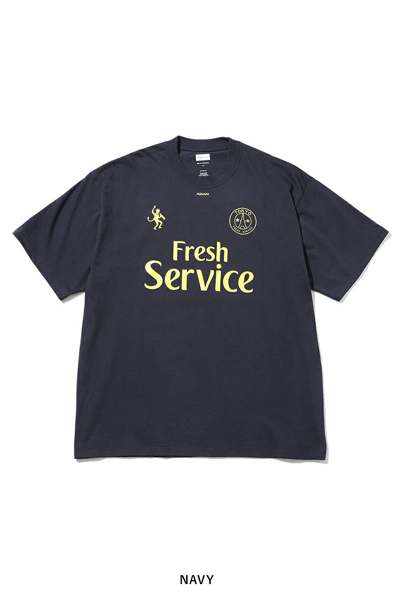 FreshService(フレッシュサービス) CORPORATE PRINTED S/S TEE "FOOTBALL" コーポレートプリントTシャツ フットボール FSC251-70185