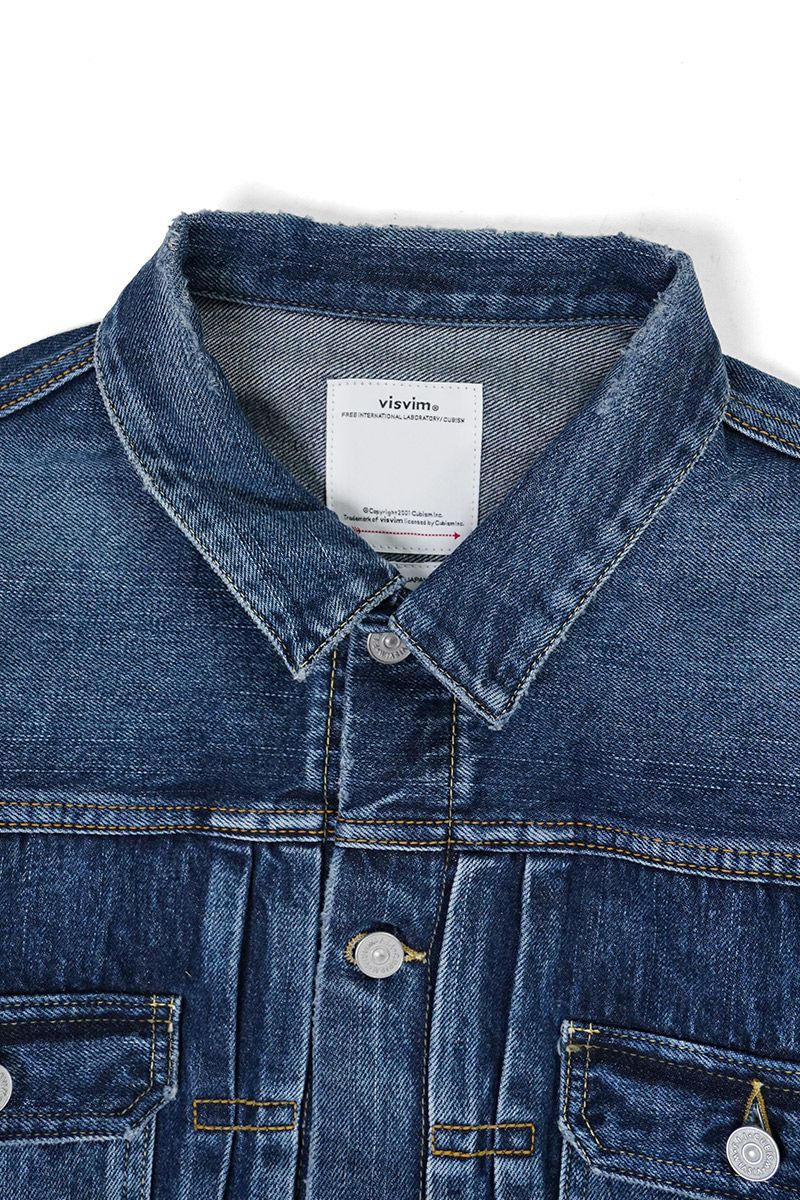 visvim(ビズビム)SS 101X JKT DMGD-1010 デニムジャケット 0125105006003